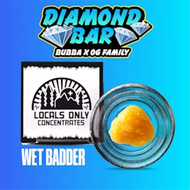 Locals Only Wet Badder Diamond Bar 1g (indica)