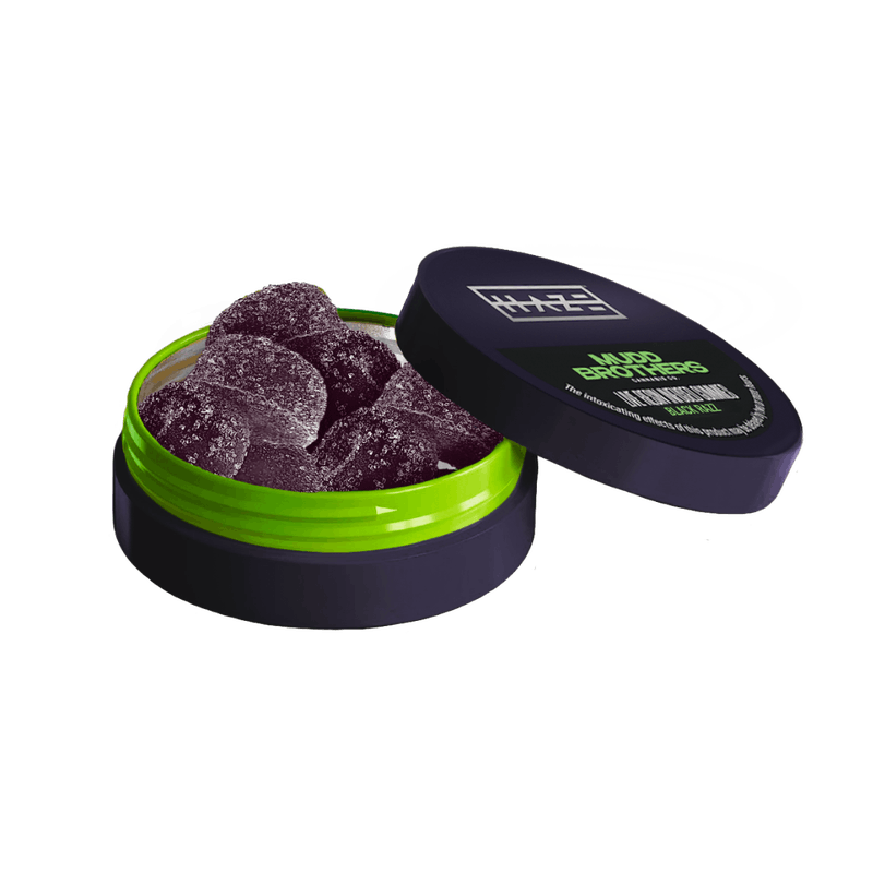 Haze X Mudd Brothers Black Razz Live Resin Gummies