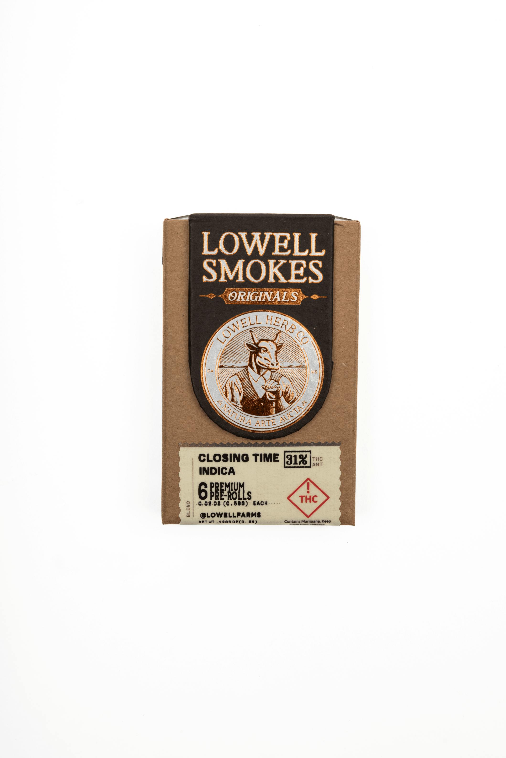 Lowell Smokes Preroll 6 Pack | Enchanted Indica