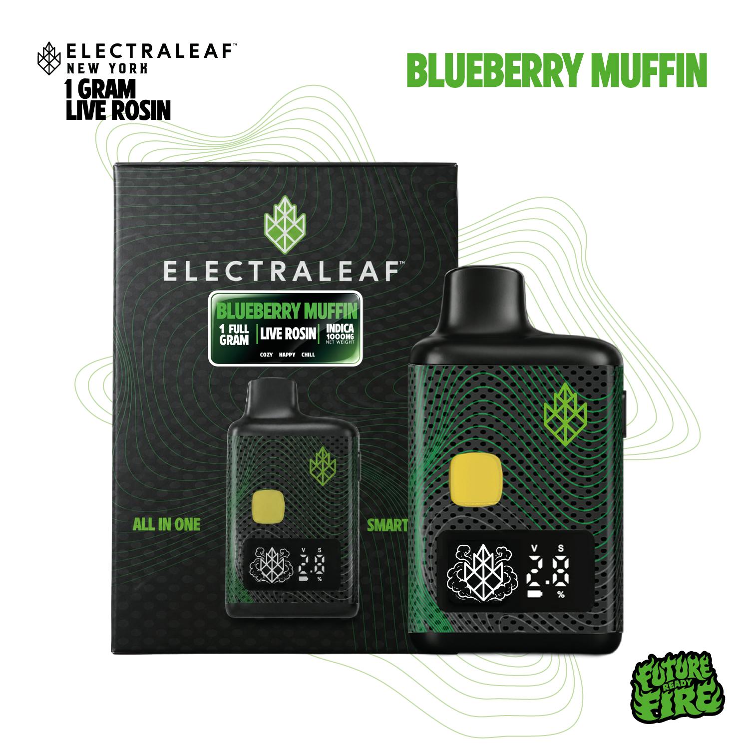 ElectraLeaf Blueberry Muffin | Live Rosin Vape