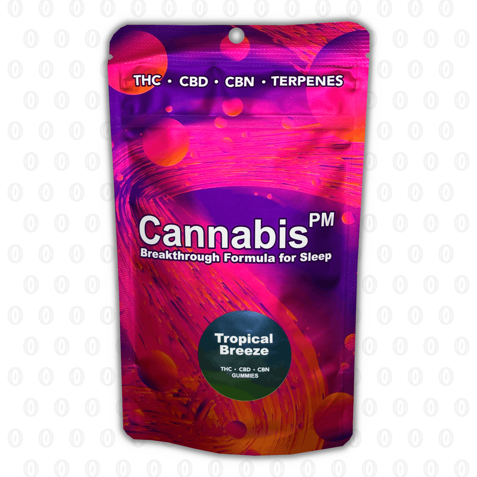 Cannabis PM | Gummies - 50mg, 1:1:1, THC:CBD:CBN - Tropical Breeze