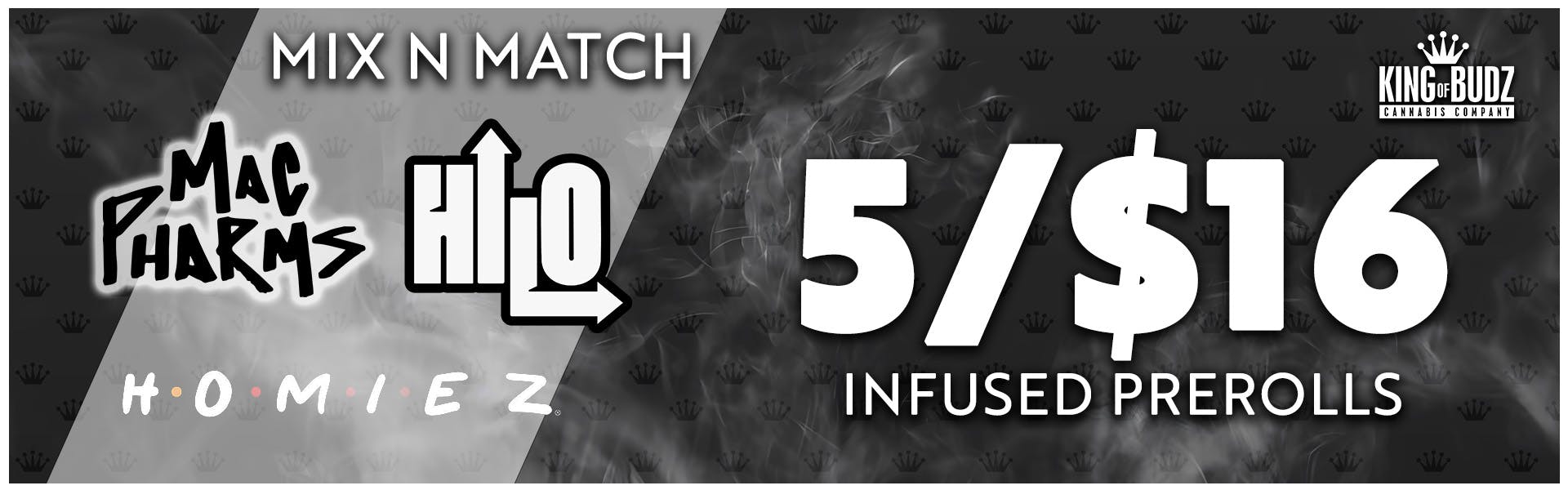 Mac Pharms 1.2g Infused Preroll 5/$16