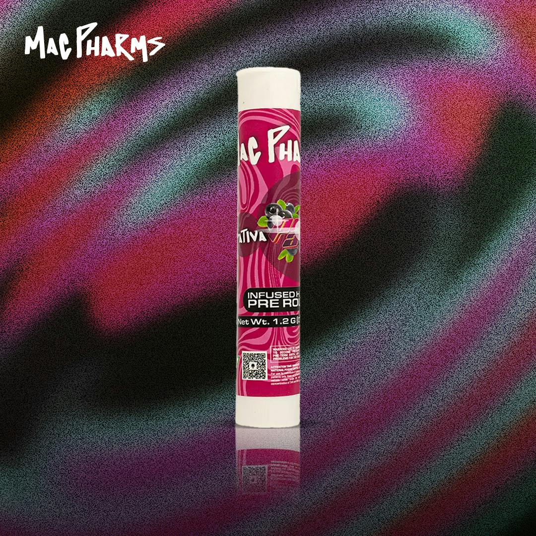 Product: Mac Pharms | Infused Pre-Roll - 1.2g - Pink Acai