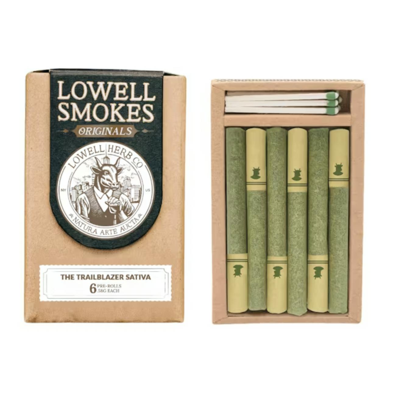 Lowell Smokes | 0.6g Pre-Roll 10 pack (3.6g) | Trail Blazer