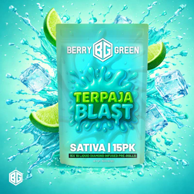 Berry Green - 15-Pack 1g Liquid Diamond Infused Prerolls - Terpaja Blast - PRE_ROLLS by Berry Green at King of Budz