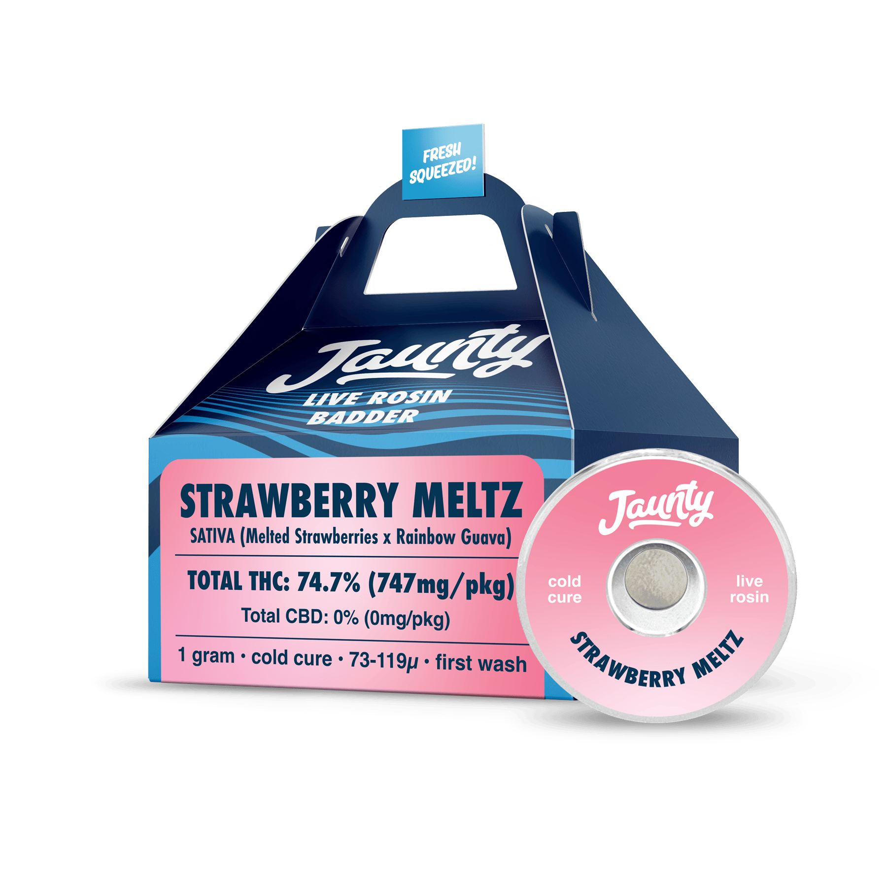 Jaunty - Strawberry Meltz Live Rosin Badder at Silk Road NYC, Jamaica Queens