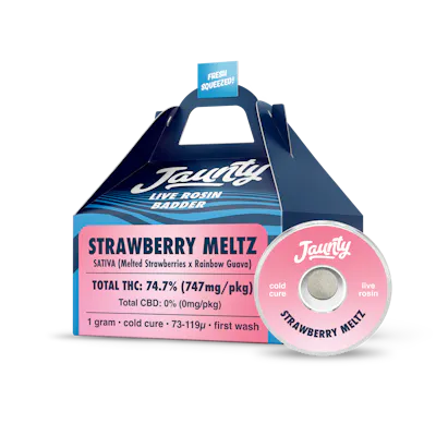 Jaunty - Strawberry Meltz Live Rosin Badder