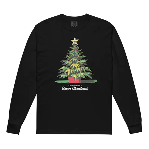 Valley Greens | Green Christmas | Longsleeve | Black-active