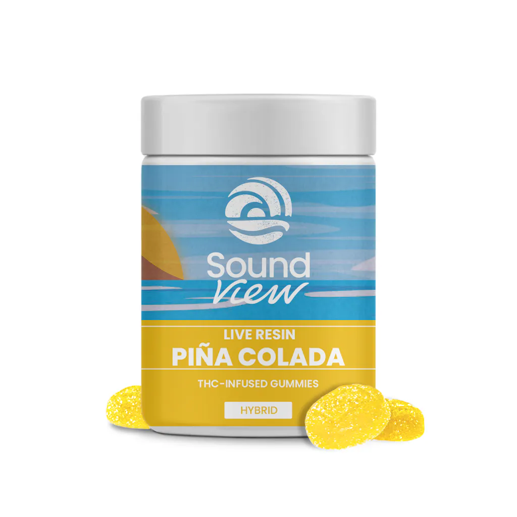 SoundView Live Resin Piña Colada Gummies T99.6mg H 00263 at Sara's