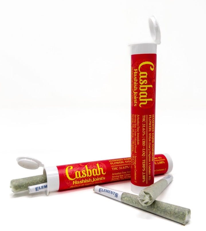 Casbah | Watermelon Gelato x Lemon Cherry Gelato Cured Hash Infused Pre-Roll |  2-Pack
