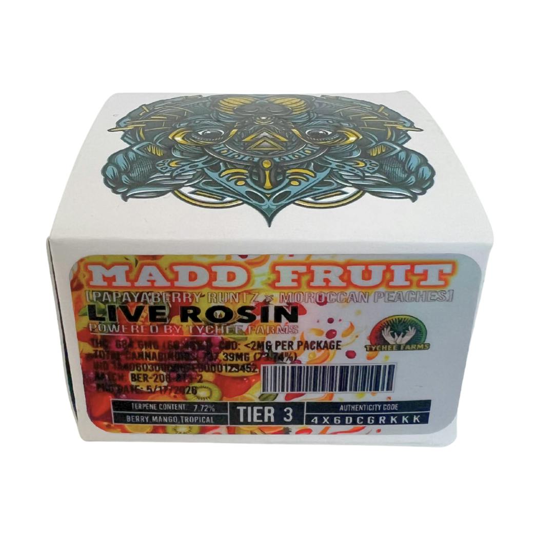 BEAR LABS LIVE ROSIN TIER 3 1G: MADD FRUIT