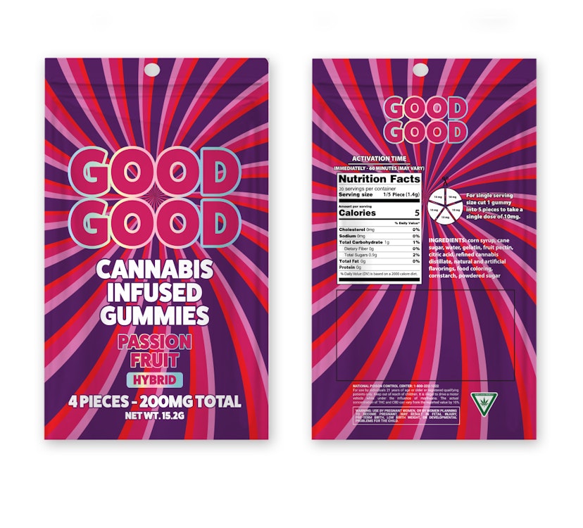 Good Good | Gummies - 200mg - Passionfruit