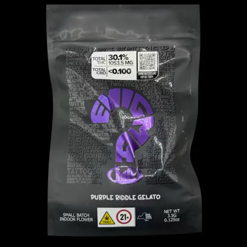 ENIGMA | FLOWER | PURPLE RIDDLE GELATO | 3.5G-active