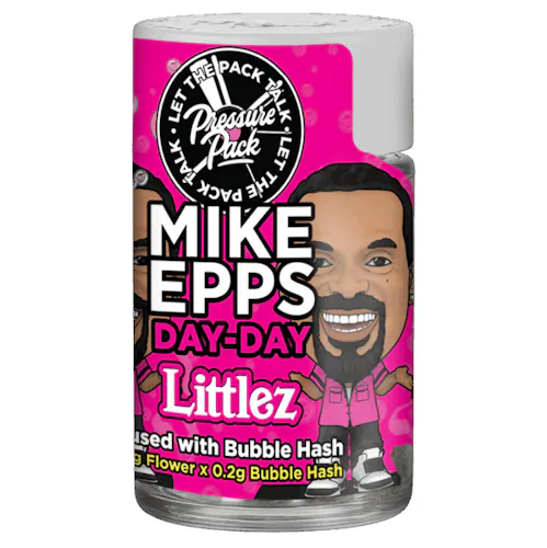 Pressure Pack x Mike Epps Day-Day Pink 5pk Infused Prerolls Rec-1