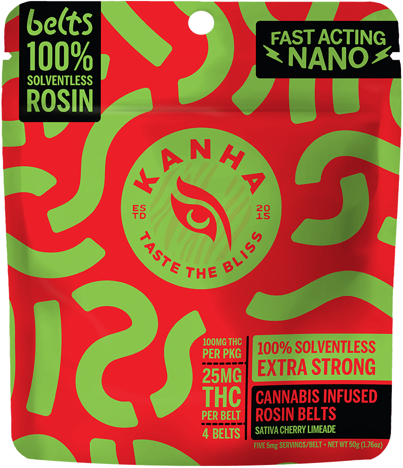 Product IP KANHA Rosin Belts - Cherry Limeade 100mg (4pk)