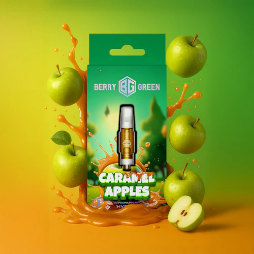 Berry Green - 3g Cart - Carmel Apples