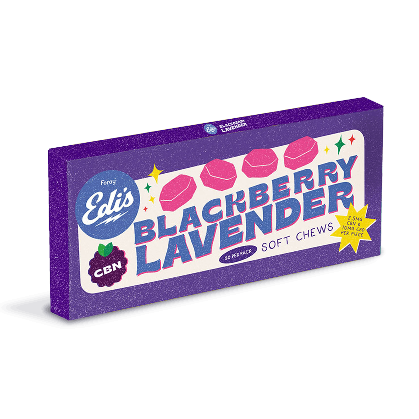 Edi's CBN Blackberry Lavender Soft Chews | Reserved Cannabis