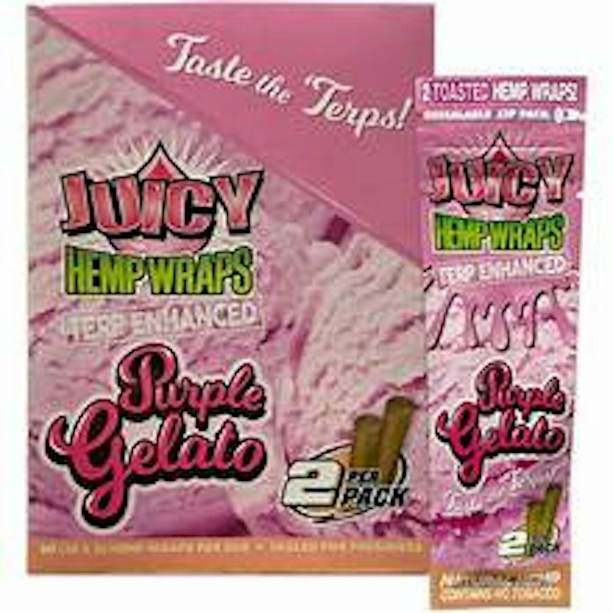 Photo of Juicy Hemp Wraps Purple Gelato 2pk