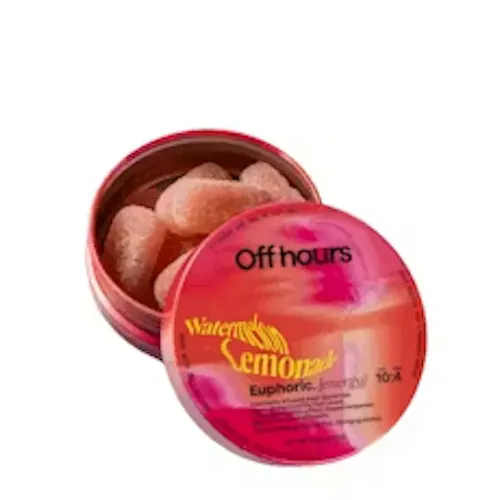 Off Hours | Watermelon Lemonade ‘Euphoric’ | Gummies | 10pk | 100mg-1