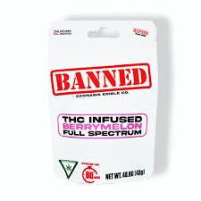 Banned - 200mg Gummies - Berry Melon