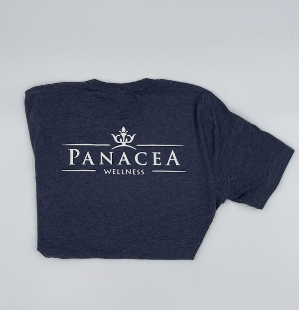 Panacea Wellness-Unisex T Shirt Navy Blue-Large
