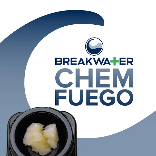 Breakwater Live Hash Rosin Chem Fuego 1g (hybrid, live rosin)