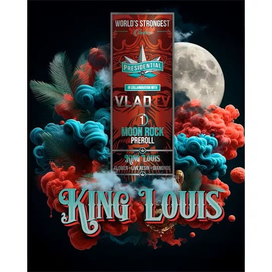 Presidential PRESIDENTIAL | KING LOUIS | MOONROCK | INFUSED PRE-ROLL INDICA — PRE_ROLLS