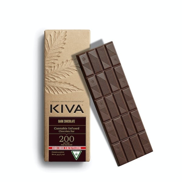Kiva | Blackberry Dark Chocolate Bar | 200mg