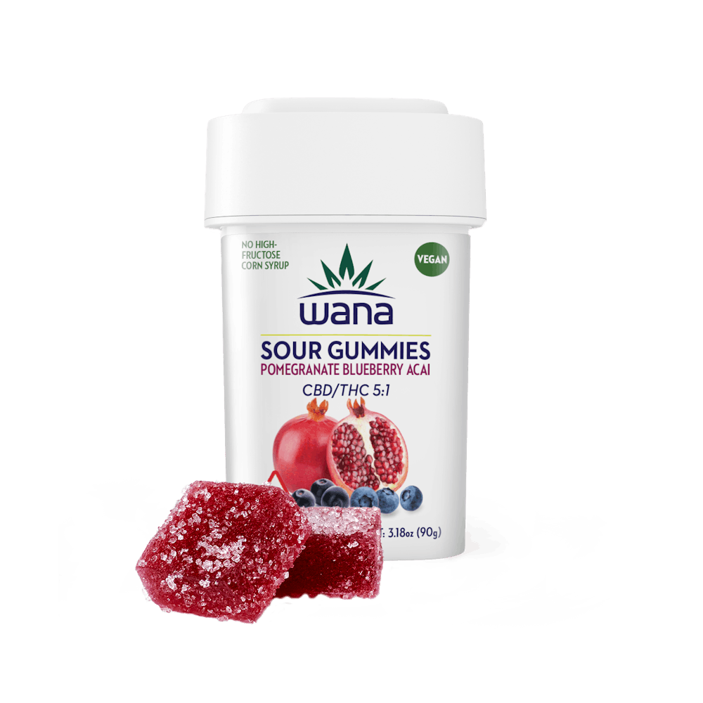 Product Pomegranate Blueberry Acai | 5:1 CBD/THC Gummies 20pk