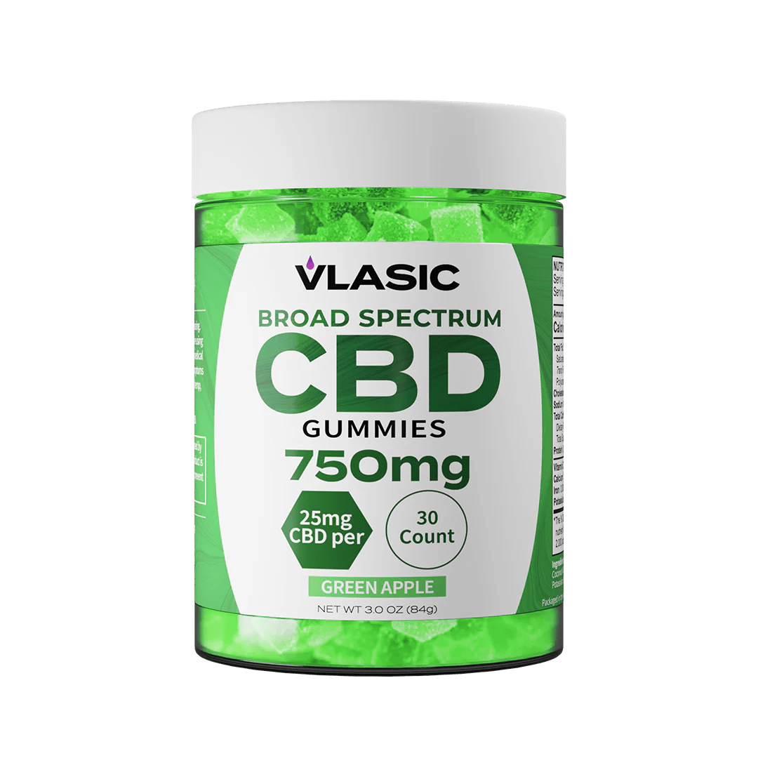 Guava Broad Spectrum CBD Gummies | 750mg by Vlasic Labs | Buy