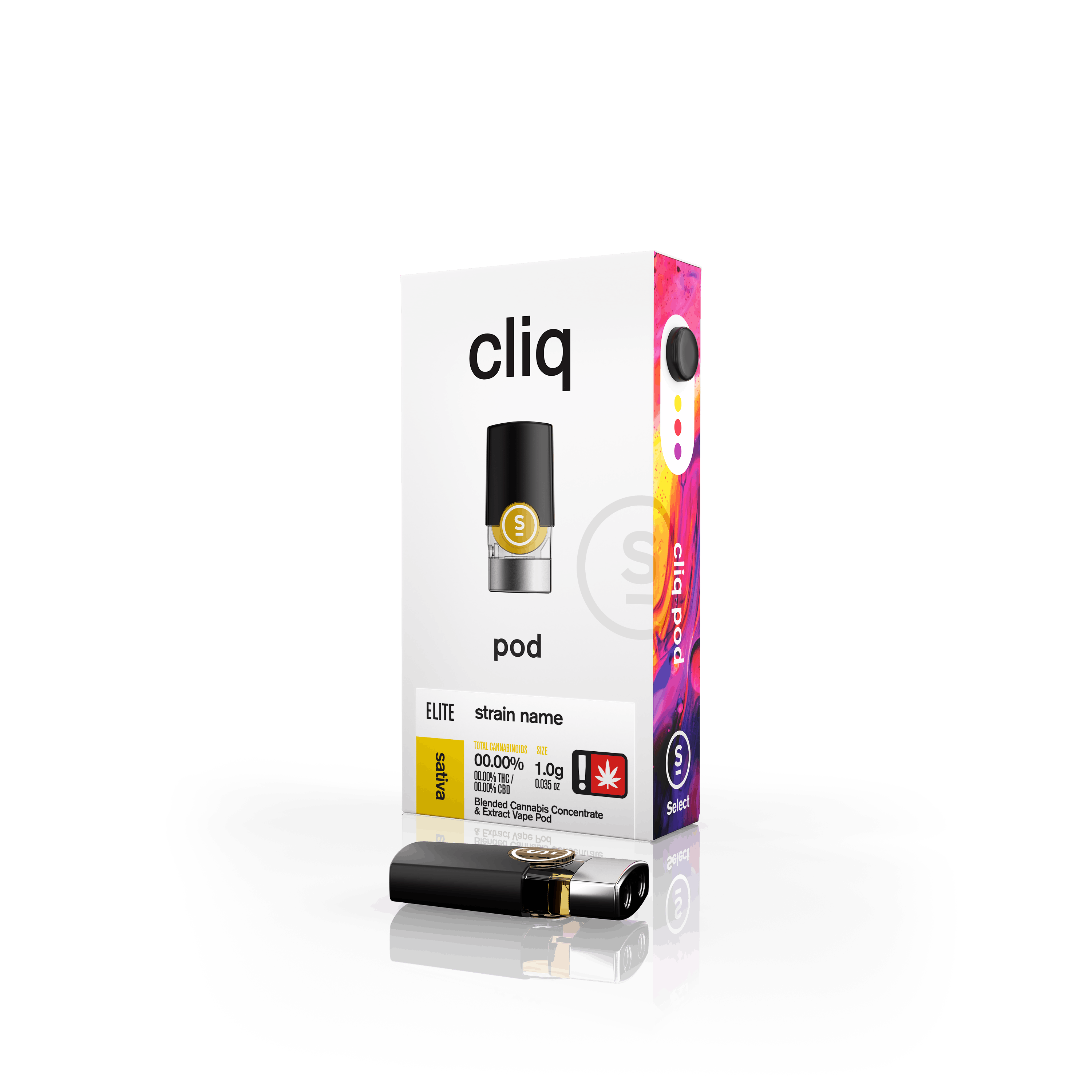 Select Strains - Pine Tar Kush - Cliq 1G Blended Indica