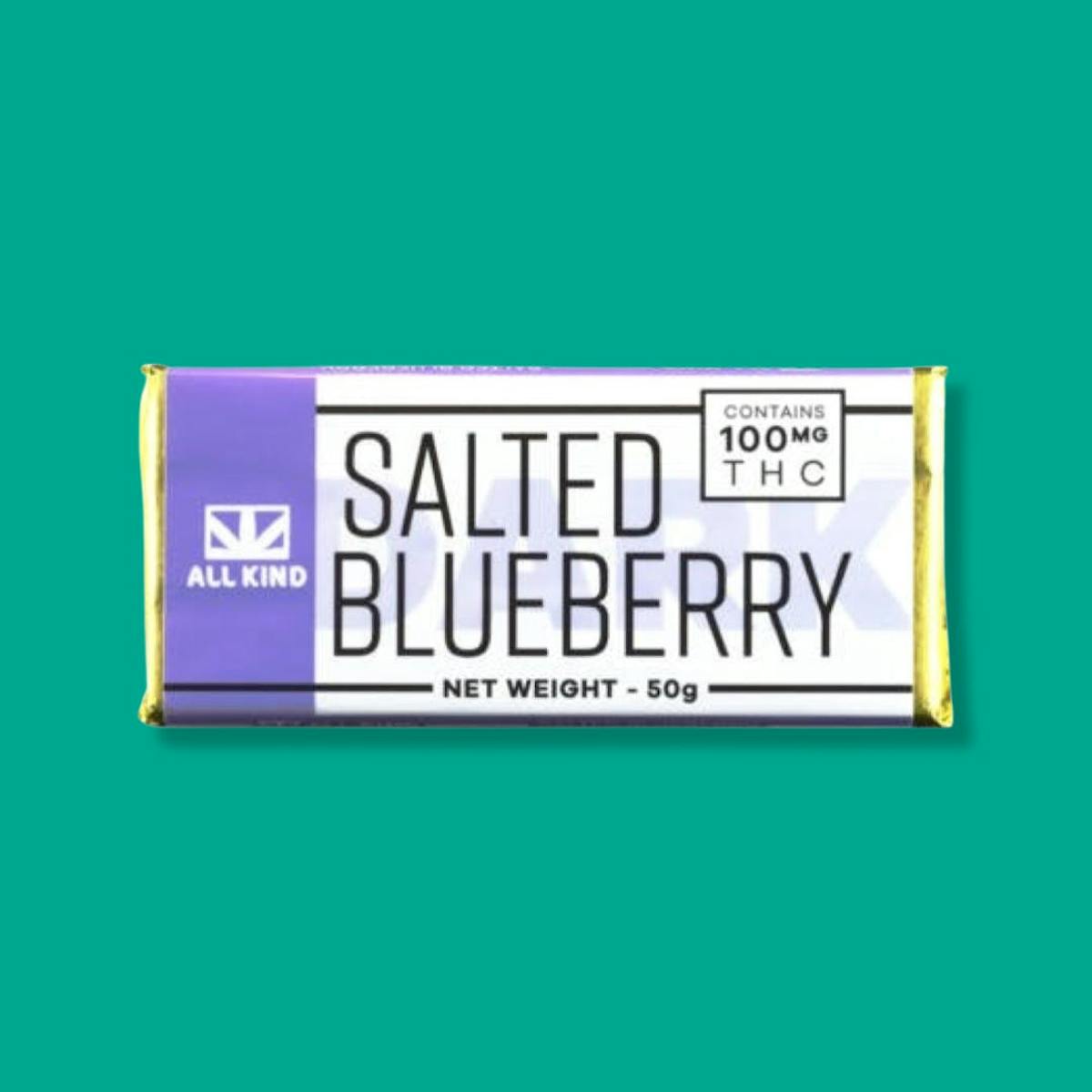 Image of Salted Blueberry | 100mg Dark Chocolate