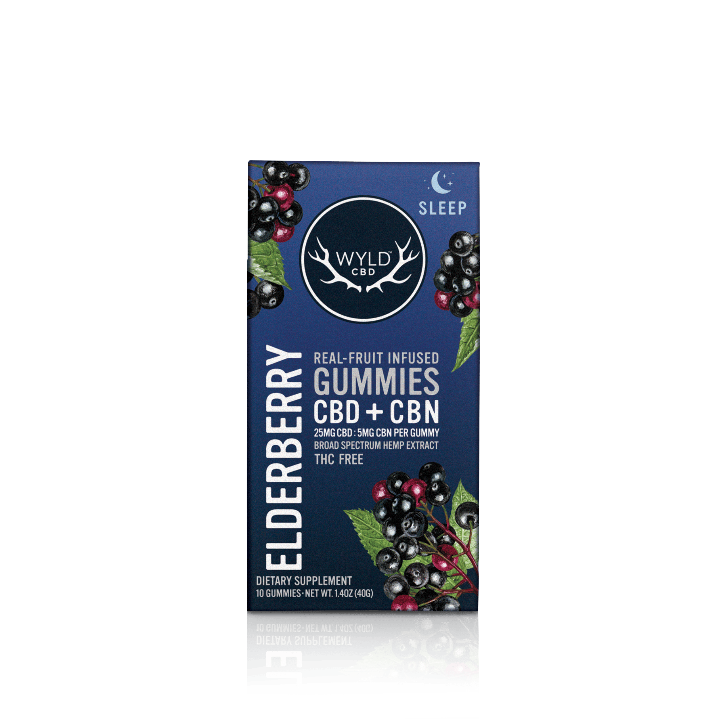 Hemp Gummies - CBD:250mg CBN:50mg - 10pk - Elderberry | Nectar