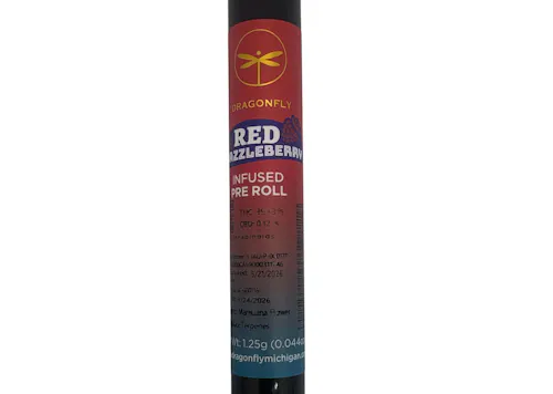 DragonFly | Red Razzleberry 1.25g Infused Preroll-active