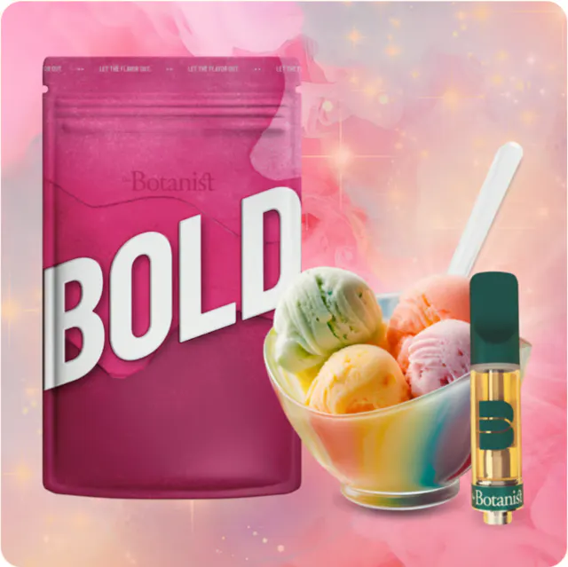 The Botanist BOLD Vape Cart Rainbow Sherbert 1g (indica, cartridges)