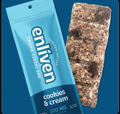 Product KR Enliven Cereal Bars - Cookies & Cream 100mg