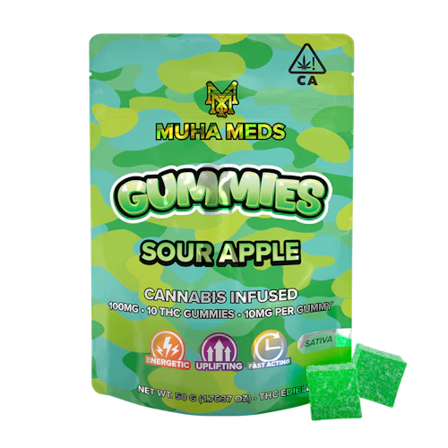 Mambas - 200mg Gummies - Sour Apple