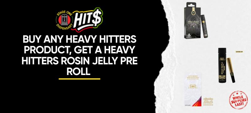 Buy any heavy hitters products, get a heavy hitters rosin jelly roll