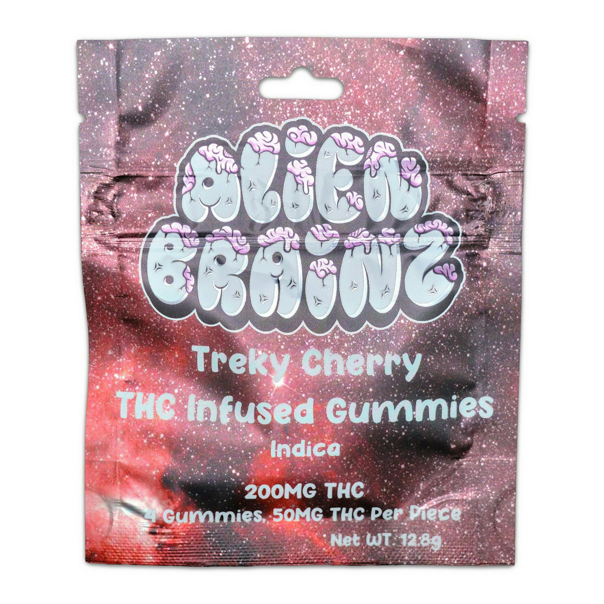 Alien Brainz - 200mg Gummies - Treky Cherry