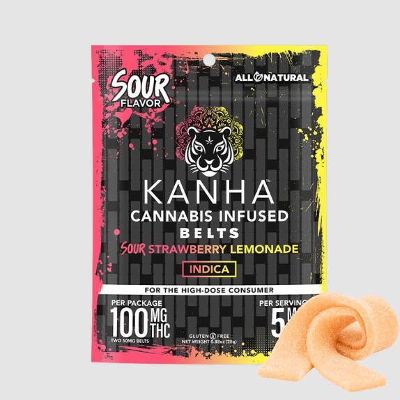 Strawberry Lemonade Belts (I) - 100mg