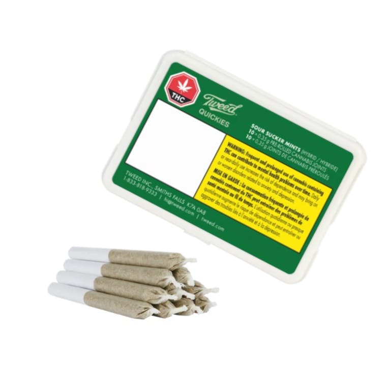 Tweed - Sour Sucker Mints Quickies Pre-roll 10x0.35g >H