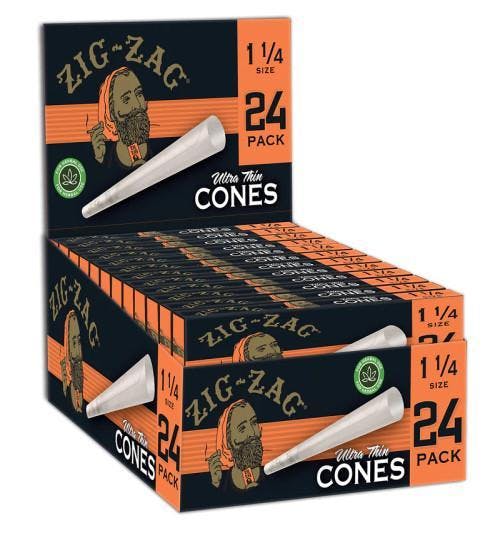 Product: Zig-Zag Ultra Thin PreRolled Cones 1 1/4"  | LuvBuds