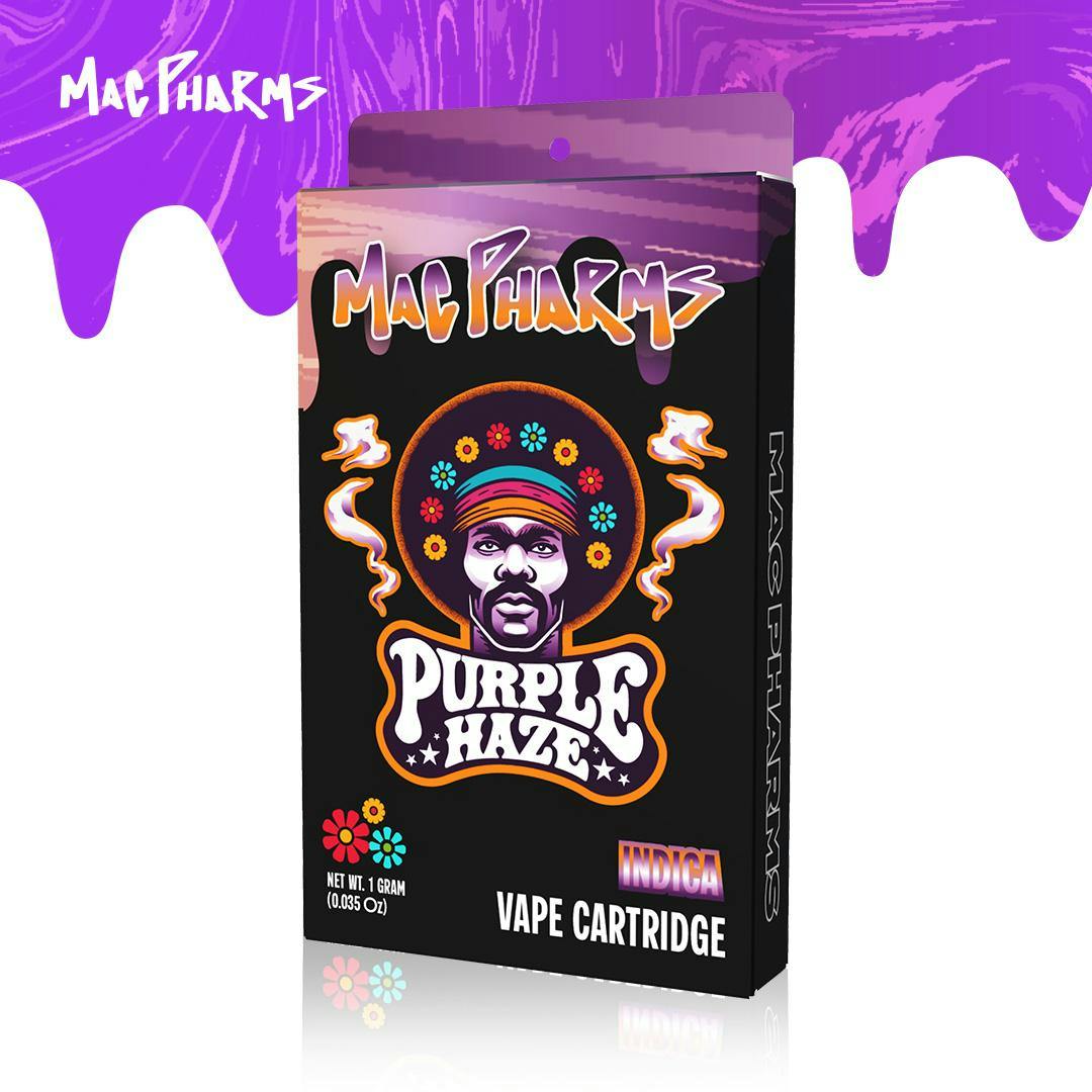 Mac Oils - 1g Cart - Purple Haze