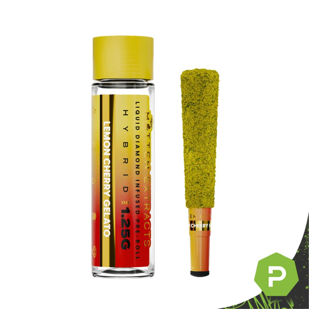Mitten Extracts Mitten Extracts | 1.25g Infused Preroll | Lemon