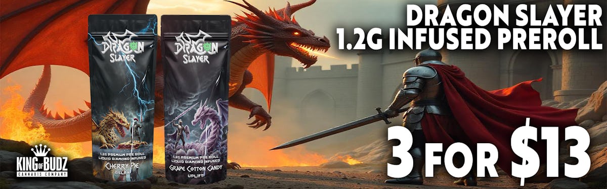Dragon Slayer 1.2g Infused Preroll 3/$13