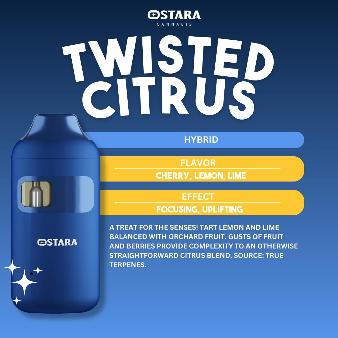 Disposable 1g | Ostara Twisted Citrus | MO Health and Wellness - Washington