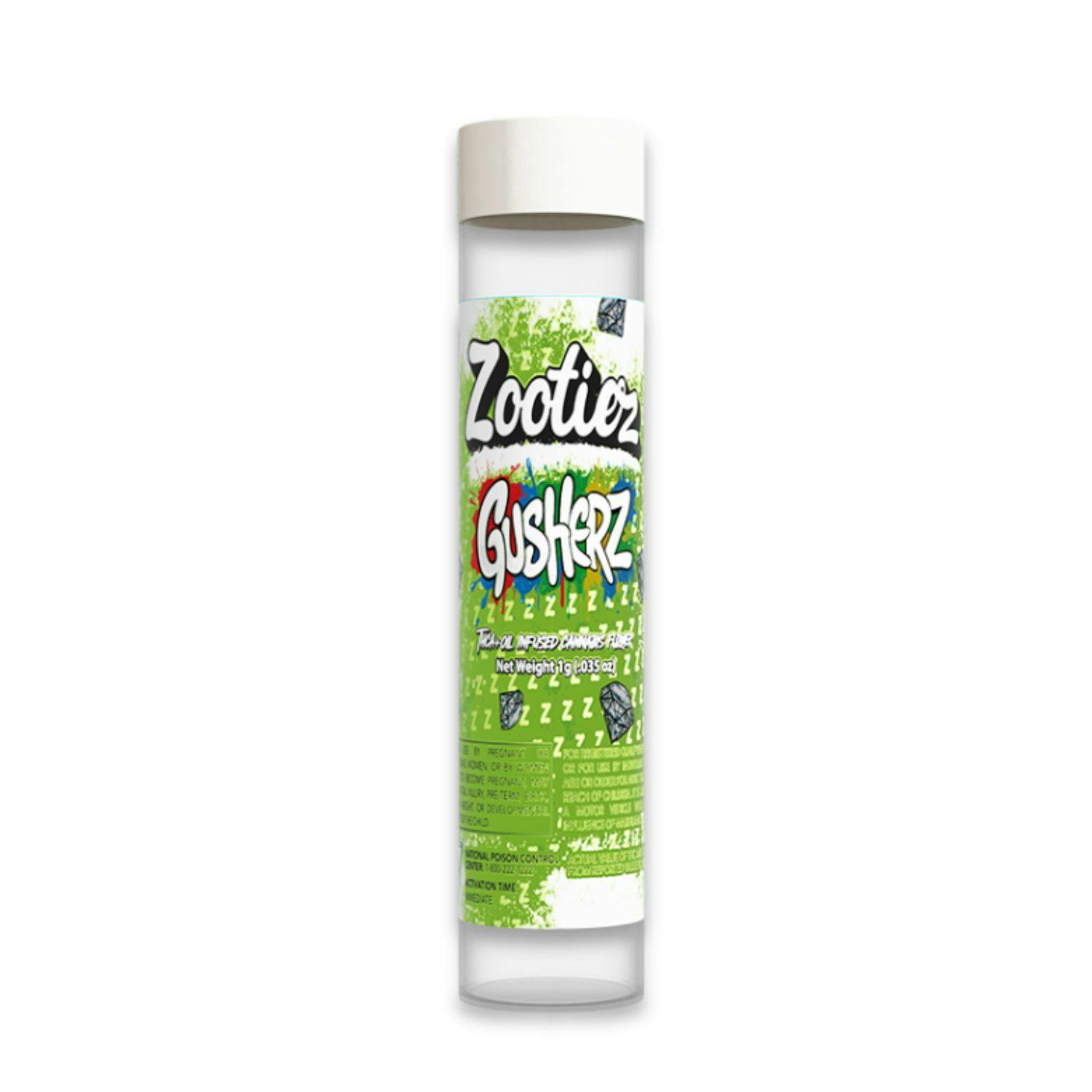Zootiez - Infused Preroll - - **GUSHERZ** (3/$20)