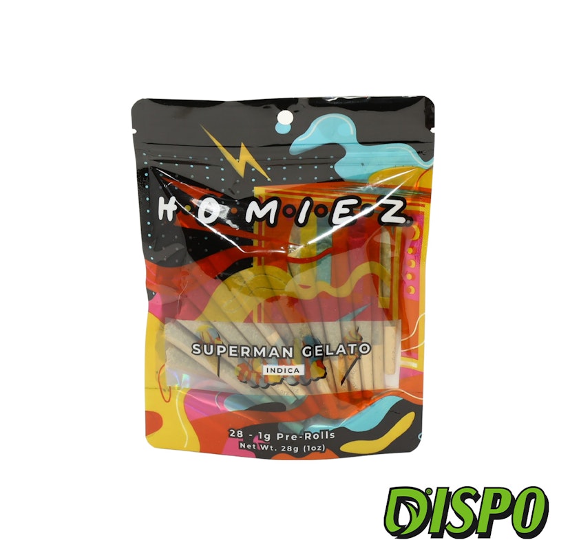 Homiez - Superman Gelato 28PK 1G Pre-Roll