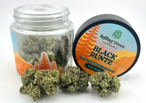 Rolling Green | Jar | Biscotti | 3.5g-active