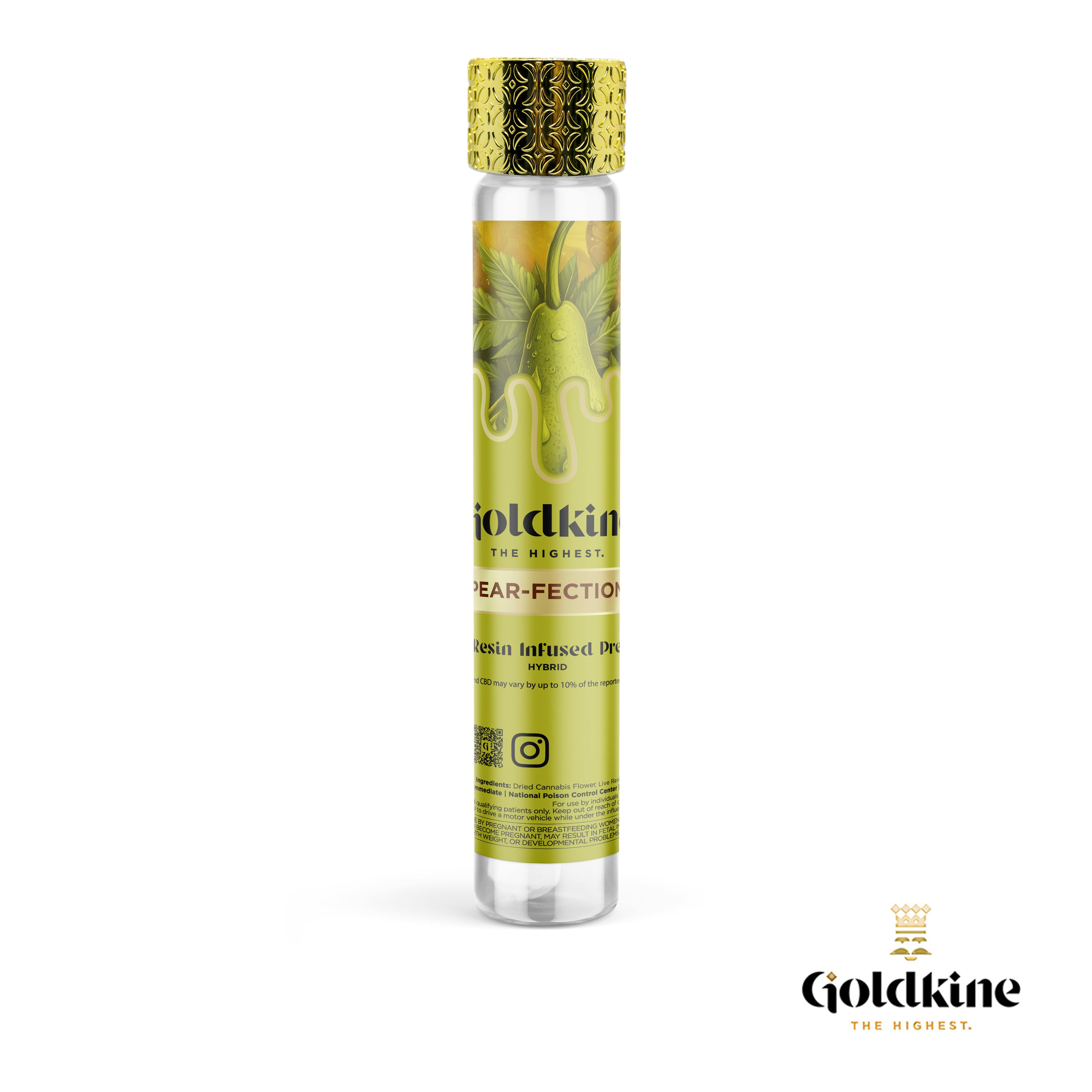 Product: Goldkine | Pear-Fection | Infused Pre-roll Hybrid